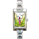  Venus Flytrap Monster Rectangle Italian Charm Watch