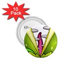  Venus Flytrap Monster 1.75  Button (10 pack) 