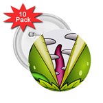  Venus Flytrap Monster 2.25  Button (10 pack)