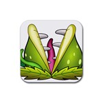  Venus Flytrap Monster Rubber Coaster (Square)