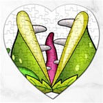  Venus Flytrap Monster Jigsaw Puzzle (Heart)