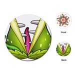  Venus Flytrap Monster Playing Cards (Round)