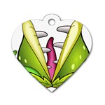  Venus Flytrap Monster Dog Tag Heart (One Side)