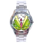  Venus Flytrap Monster Stainless Steel Analogue Watch