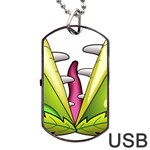  Venus Flytrap Monster Dog Tag USB Flash (One Side)