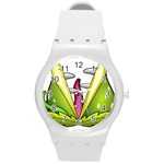  Venus Flytrap Monster Round Plastic Sport Watch (M)