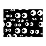 black white eyes Sticker A4 (100 pack)