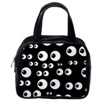 black white eyes Classic Handbag (One Side)