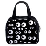 black white eyes Classic Handbag (Two Sides)