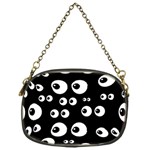 black white eyes Chain Purse (One Side)