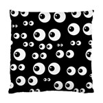 black white eyes Standard Cushion Case (Two Sides)