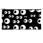 black white eyes Pencil Case