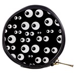 black white eyes Mini Makeup Bag