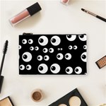 black white eyes Cosmetic Bag (Small)