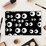 black white eyes Cosmetic Bag (Large)