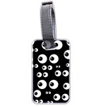 black white eyes Luggage Tag (two sides)