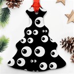 black white eyes Ornament (Christmas Tree) 