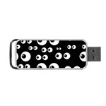 black white eyes Portable USB Flash (Two Sides)