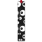 black white eyes Large Book Mark