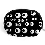 black white eyes Accessory Pouch (Medium)