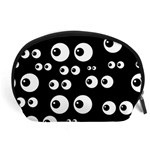 black white eyes Accessory Pouch (Large)