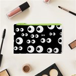 black white eyes Cosmetic Bag (XS)