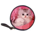 pink fluffy kitten Classic 20-CD Wallet