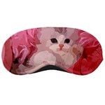 pink fluffy kitten Sleeping Mask