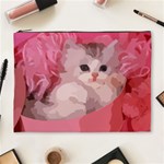 pink fluffy kitten Cosmetic Bag (XL)