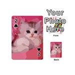 pink fluffy kitten Playing Cards 54 (Mini)