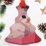 pink fluffy kitten Ornament (Christmas Tree) 