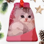 pink fluffy kitten Ornament (Bell)