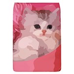 pink fluffy kitten Removable Flap Cover (S)