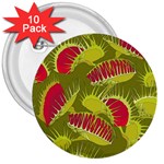 Halloween Fly Trap 3  Button (10 pack)