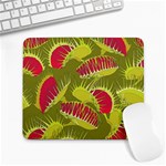 Halloween Fly Trap Large Mousepad