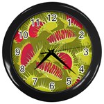 Halloween Fly Trap Wall Clock (Black)