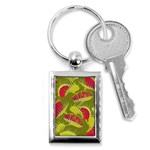 Halloween Fly Trap Key Chain (Rectangle)