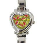 Halloween Fly Trap Heart Italian Charm Watch