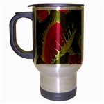 Halloween Fly Trap Travel Mug (Silver Gray)