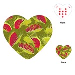 Halloween Fly Trap Playing Cards (Heart)