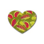 Halloween Fly Trap Rubber Coaster (Heart)