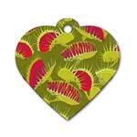 Halloween Fly Trap Dog Tag Heart (One Side)