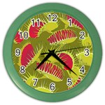 Halloween Fly Trap Color Wall Clock