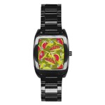 Halloween Fly Trap Stainless Steel Barrel Watch