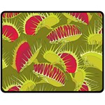 Halloween Fly Trap Double Sided Fleece Blanket (Medium)