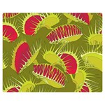 Halloween Fly Trap Double Sided Flano Blanket (Medium)