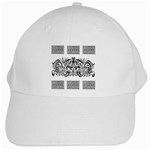 Celtic Dragons White Cap