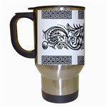 Celtic Dragons Travel Mug (White)