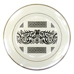 Celtic Dragons Porcelain Plate