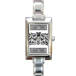 Celtic Dragons Rectangular Italian Charm Watch